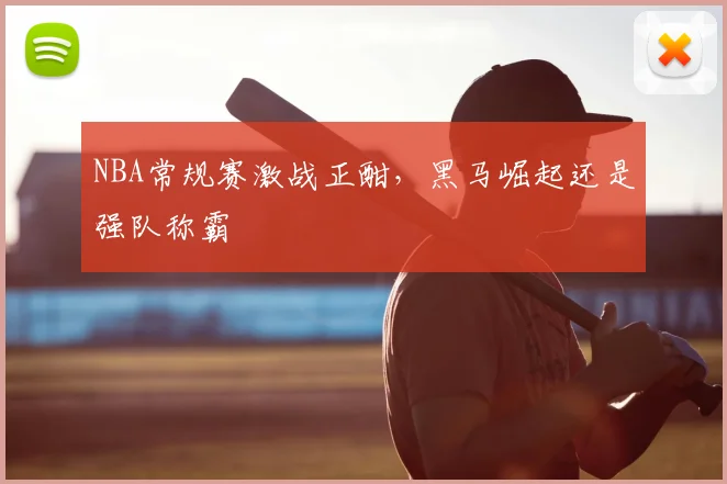NBA常规赛激战正酣，黑马崛起还是强队称霸